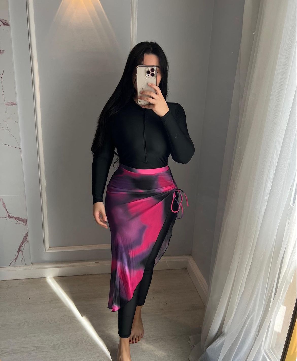 Burkini Cache coloré 5 Piéces