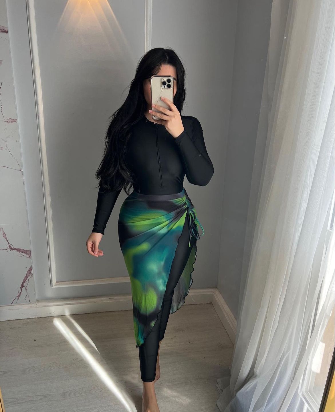 Burkini Cache coloré 5 Piéces