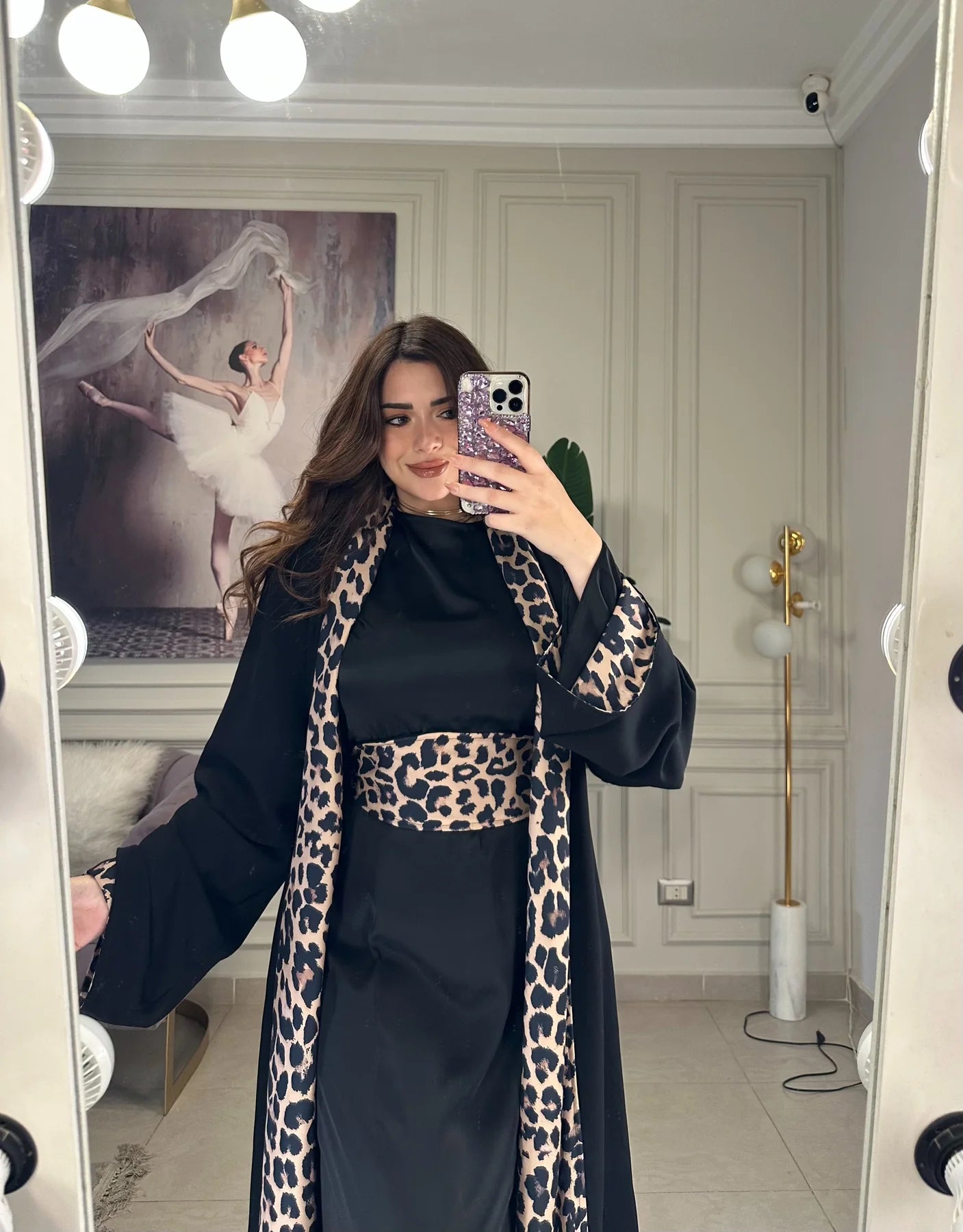 Abaya Kamilah Kimono + Robe sans Manches
