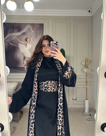 Abaya Kamilah Kimono + Robe sans Manches