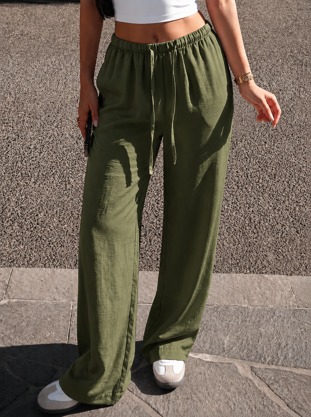 Pantalon en Lin