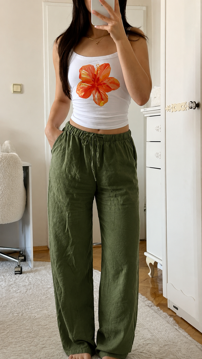 Pantalon en Lin
