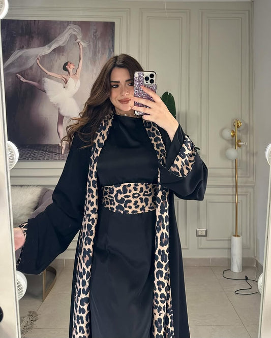 Abaya Kamilah Kimono + Robe sans Manches