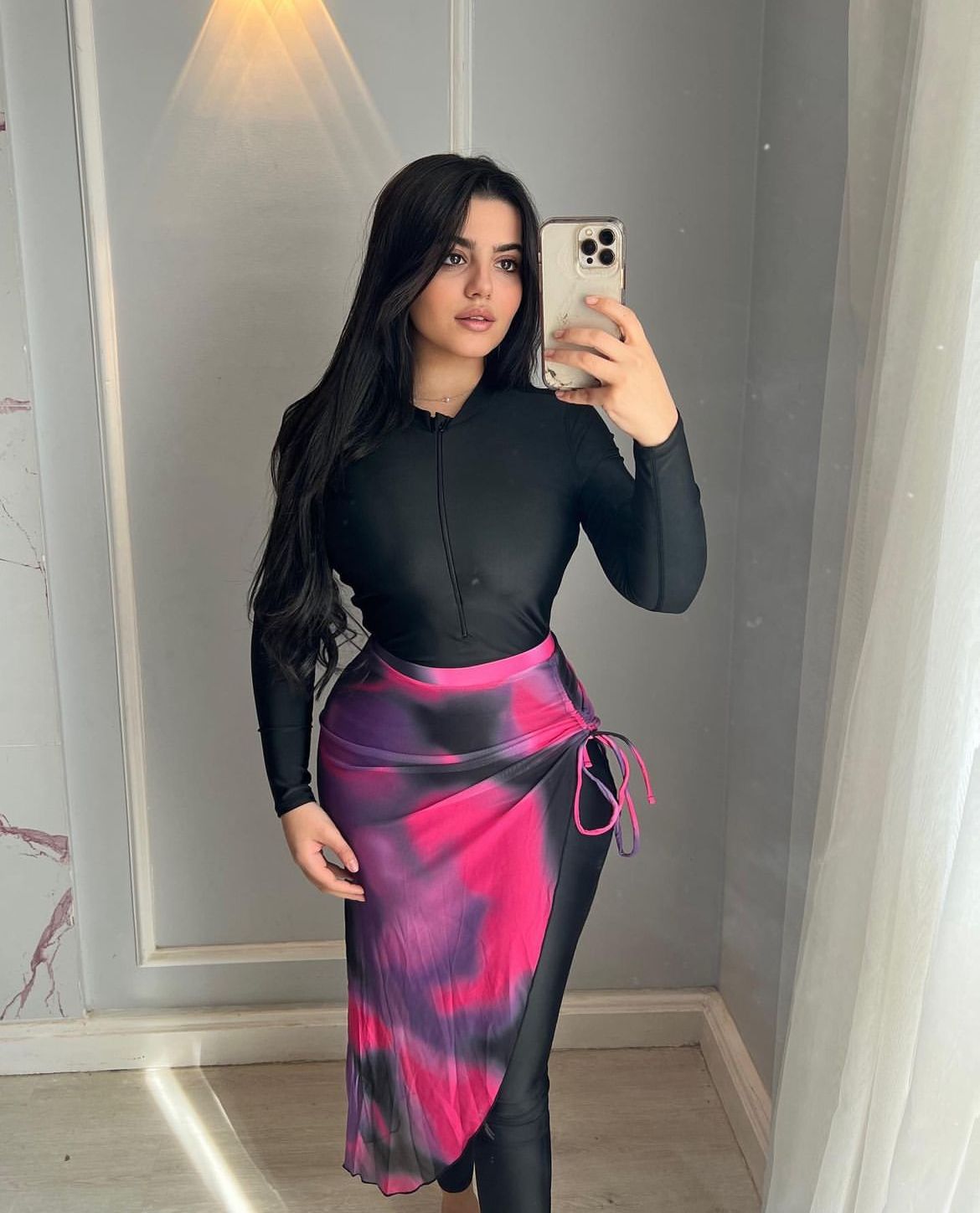 Burkini Cache coloré 5  Piéces