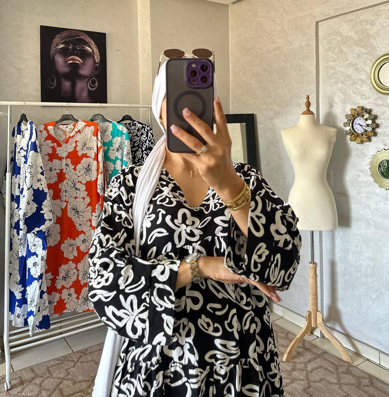 Robe Dark longue