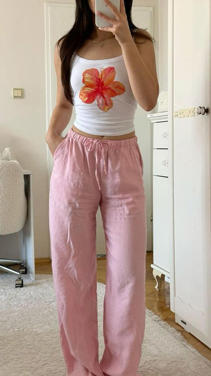 Pantalon en Lin